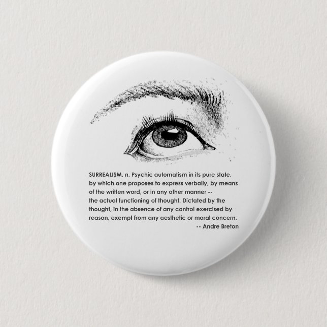 Surrealism Defined 2 Inch Round Button (Front)