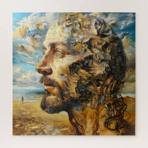 Surrealism Puzzle Head