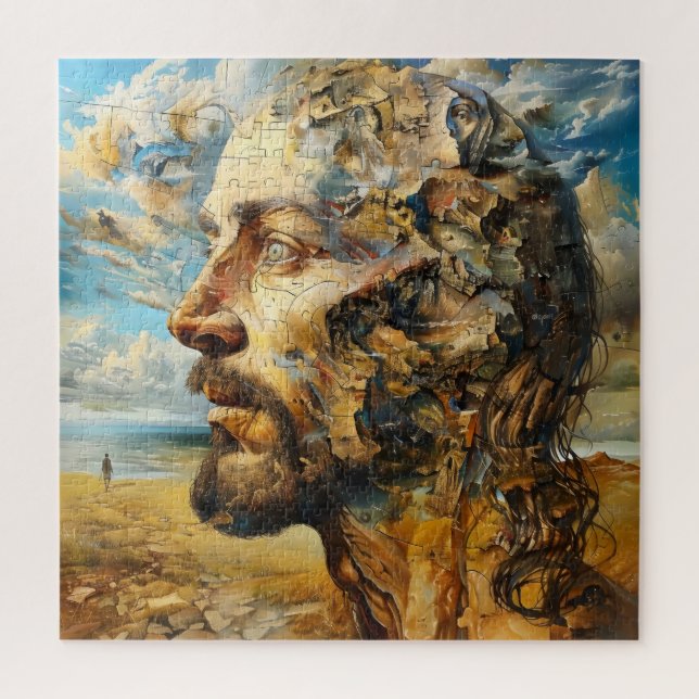 Surrealism Puzzle Head (Vertical)