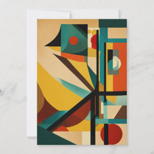 "Surrealist Bauhaus Invitation" Invitation