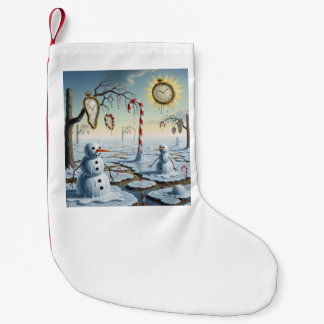 Surrealist Christmas Stocking