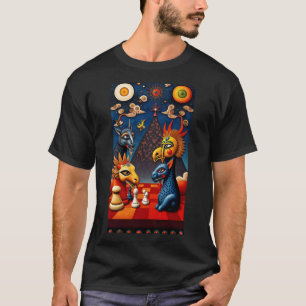 surrealist dragons chess T-Shirt