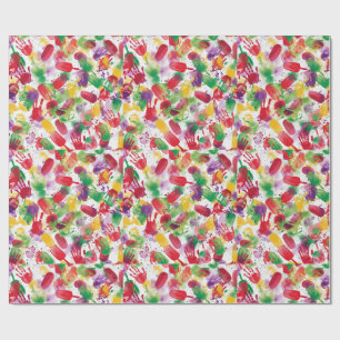 Surrealist Presentation of a Chilly Treat Party Wrapping Paper