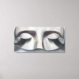 Surrealistic Carnival Mask Contemporary Wall Art