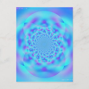 Surrealpete Art - Pastel Mosaic Inversion Postcard