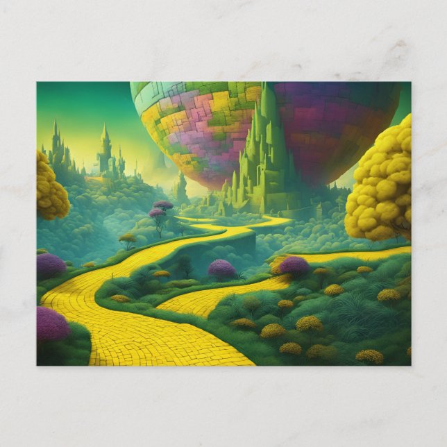 Surrel Landscape Fantasy Postcard (Front)