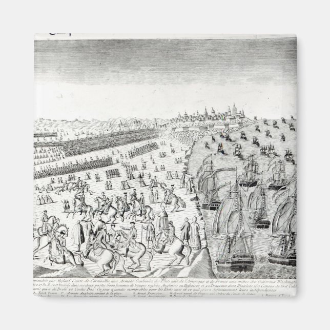 Surrender at Yorktown, 1781 Magnet (Front)