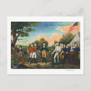 Surrender of Burgoyne Postcard