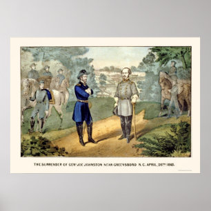 Surrender of General Johnston,  1865 Poster