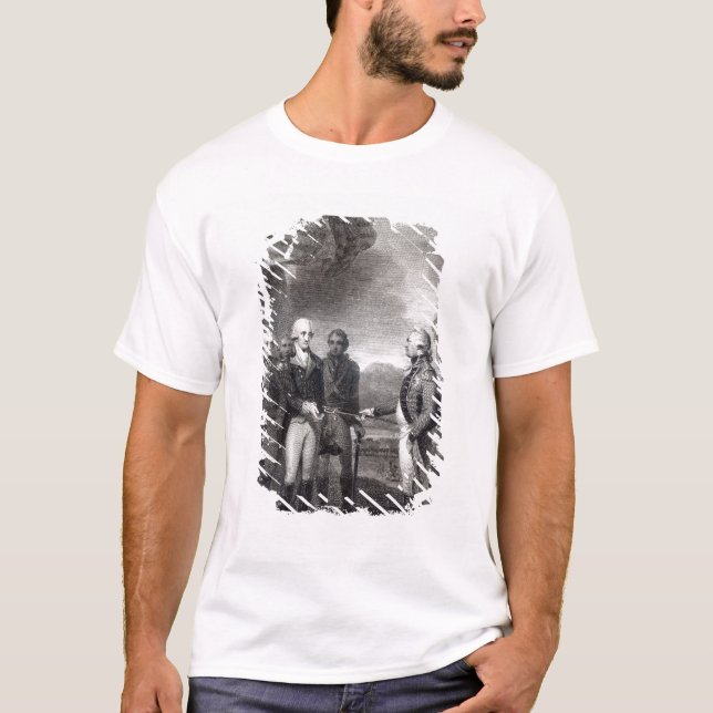 Surrender of Lord Cornwallis at Yorktown, 1781 T-Shirt (Front)
