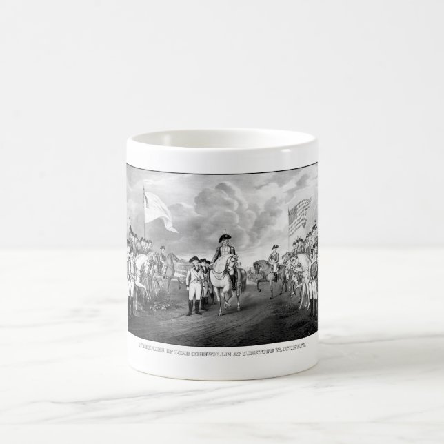 Surrender Of Lord Cornwallis At Yorktown Coffee Mug (Center)