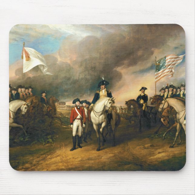 Surrender of Lord Cornwallis by John Trumbull 1820 Mouse Pad (Front)