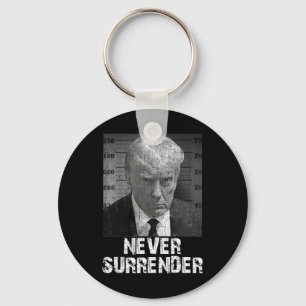 Surrender Pro Trump Keychain