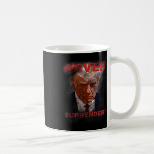 Surrender - Trump Mugshot 2024 Coffee Mug