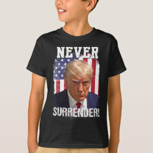 Surrender Trump Usa Flag 2024 T-Shirt