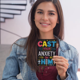 Surrender Your Worries Postcard