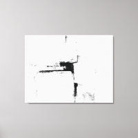 'Surround' Black and White Abstract Art