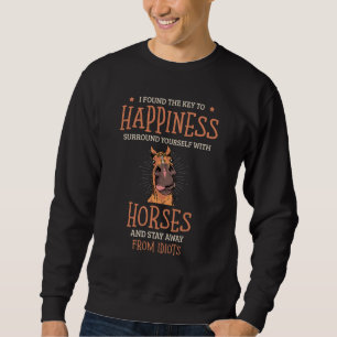 Surround Yourself With Horses Horeseback Riding Eq Sweatshirt