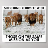 Surround yourself with others on the same mission