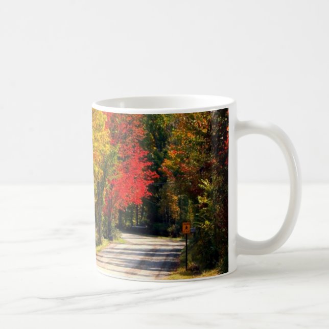 Surrounded By Fall Colour Coffee Mug (Right)