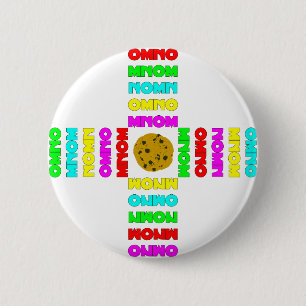 Surrounded By OMNOMs 2 Inch Round Button