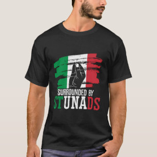 Surrounded By Stunads Europe Country Italy Italian T-Shirt