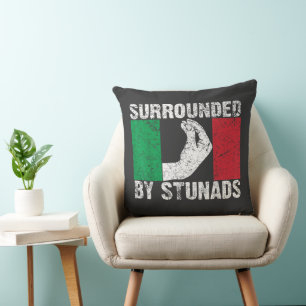 Surrounded by Stunads Throw Pillow