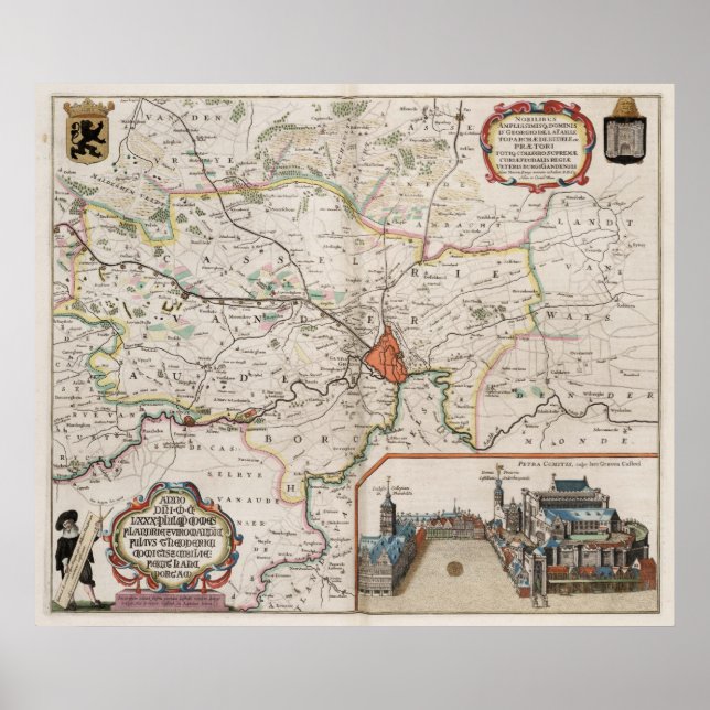 Surroundings of Ghent Poster (Front)