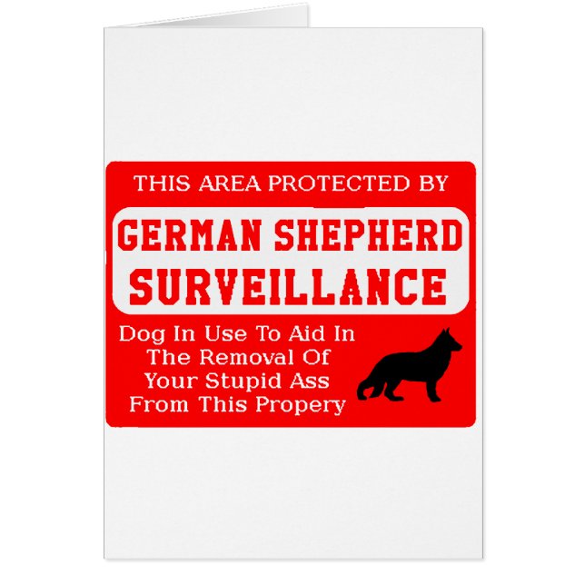surveillance des chiens bergers allemands (Devant)