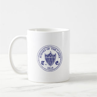 Survey of the Lakes 1858 Logo Coffee Mug