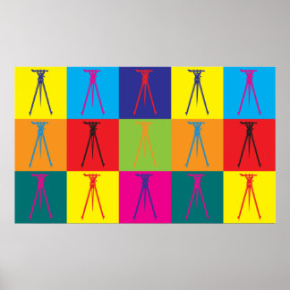Surveying Pop Art Poster