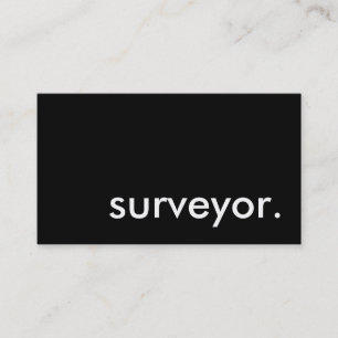 surveyor. business card