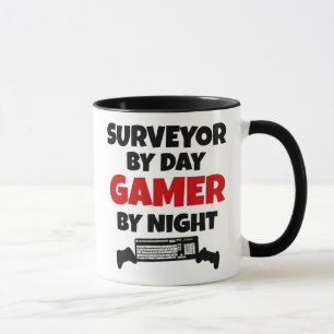 Surveyor by Day Gamer by Night Mug