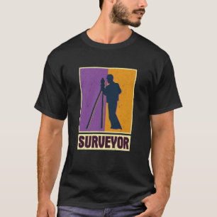 Surveyor geodesy surveying engineer theodolite pro T-Shirt