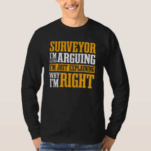 Surveyor Land Surveying Geodesists Cartographer Va T-Shirt