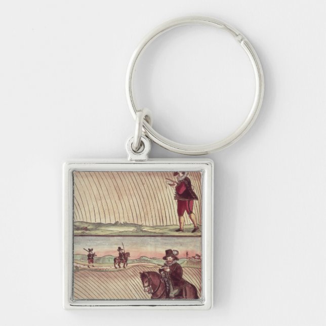 Surveyors, c.1590 keychain (Front)