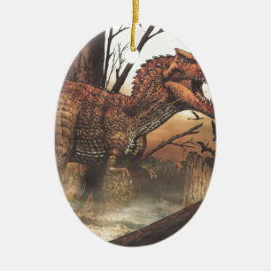 Survival for the fittest.jpg ceramic ornament