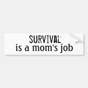 Survival Mom Bumper Sticker