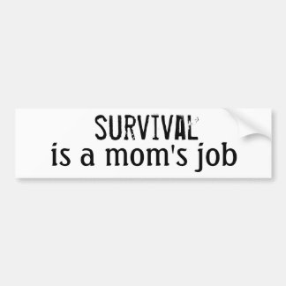 Survival Mom Bumper Sticker