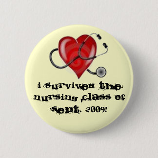 SURVIVAL NURSING SCHOOL 2 INCH ROUND BUTTON