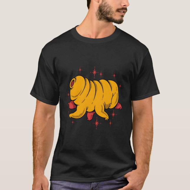 Survival Tardigrade Champion Retro Water Bear Micr T-Shirt (Front)