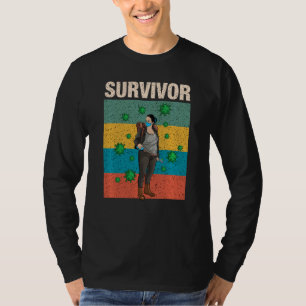 Survivalist Apocalypse Face Mask Prepper T-Shirt