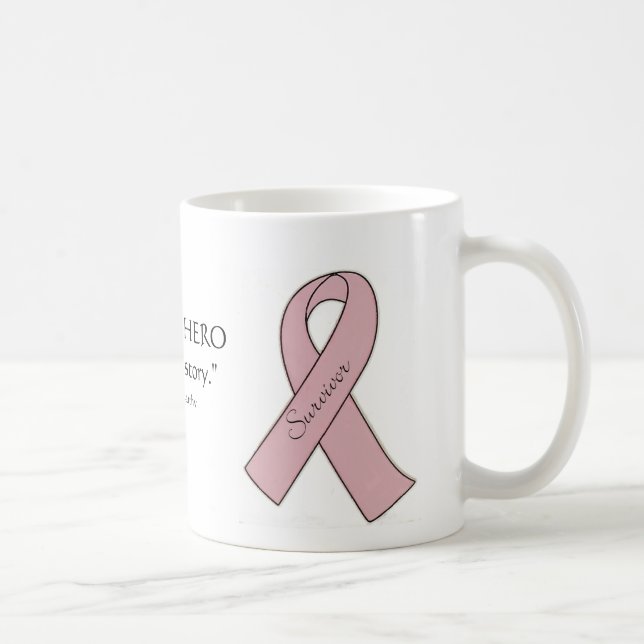Survivant de cancer du sein - tasse (Droite)