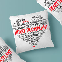 Survivant de greffe cardiaque Comfy Coussin