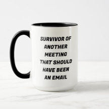 Survivant de la réunion Funny Mug