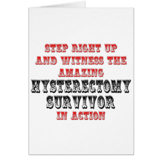 Survivant de l'hystérectomie Extraordinaire en act