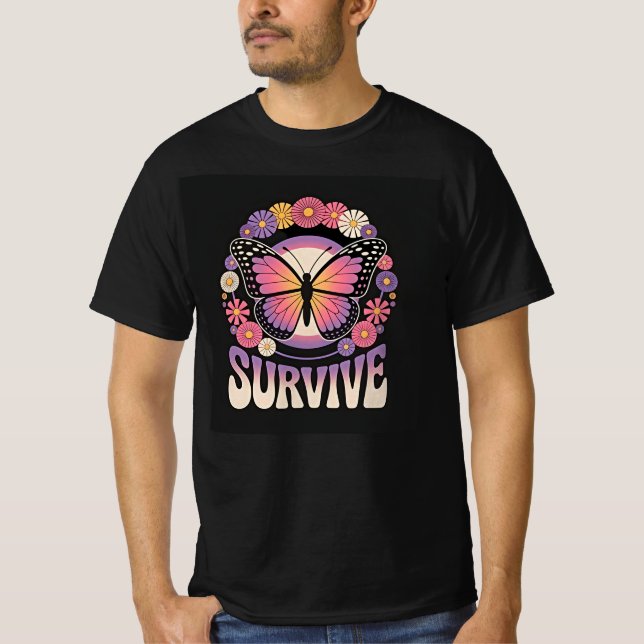 Survive Butterfly T-Shirt (Front)