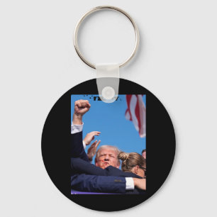 Survive Shooting Premium Scoop Keychain