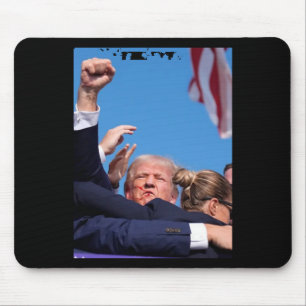 Survive Shooting Premium Scoop Mouse Pad