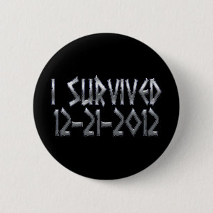 Survived 2012 2 inch round button
